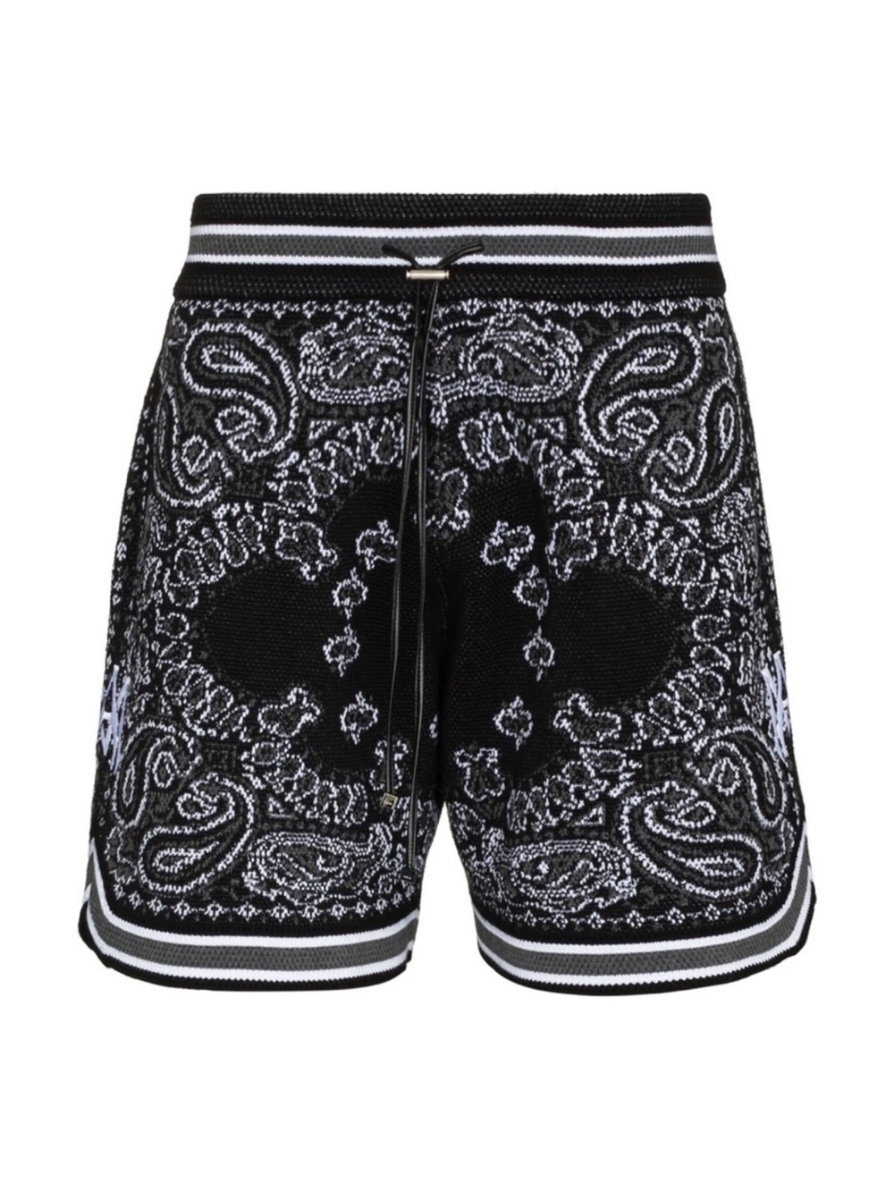 Amiri men's bandanna print shorts
